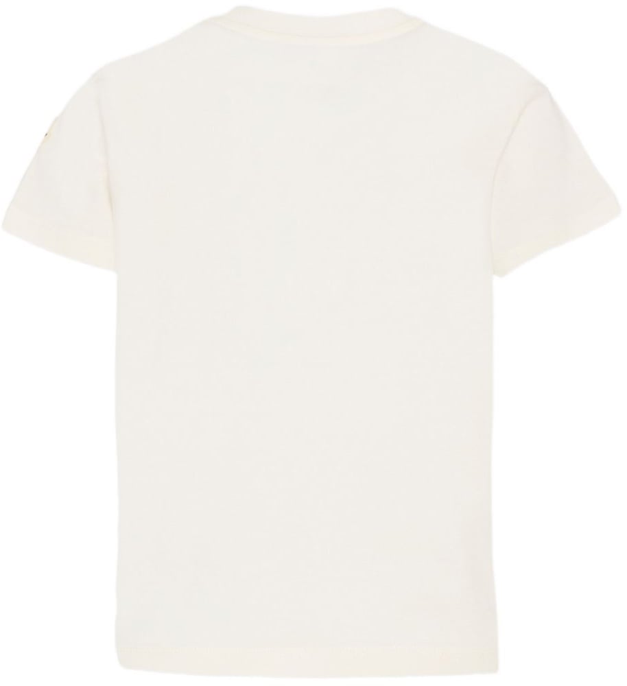 Moncler Kinder Jongens T-Shirt In Wit Wit