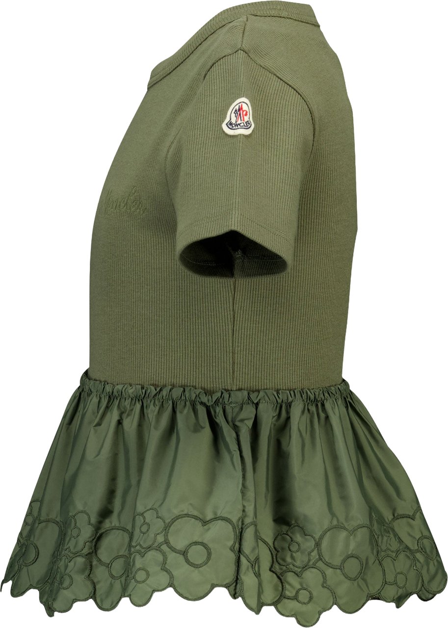 Moncler Moncler Kinder Meisjes T-shirt In Army Groen