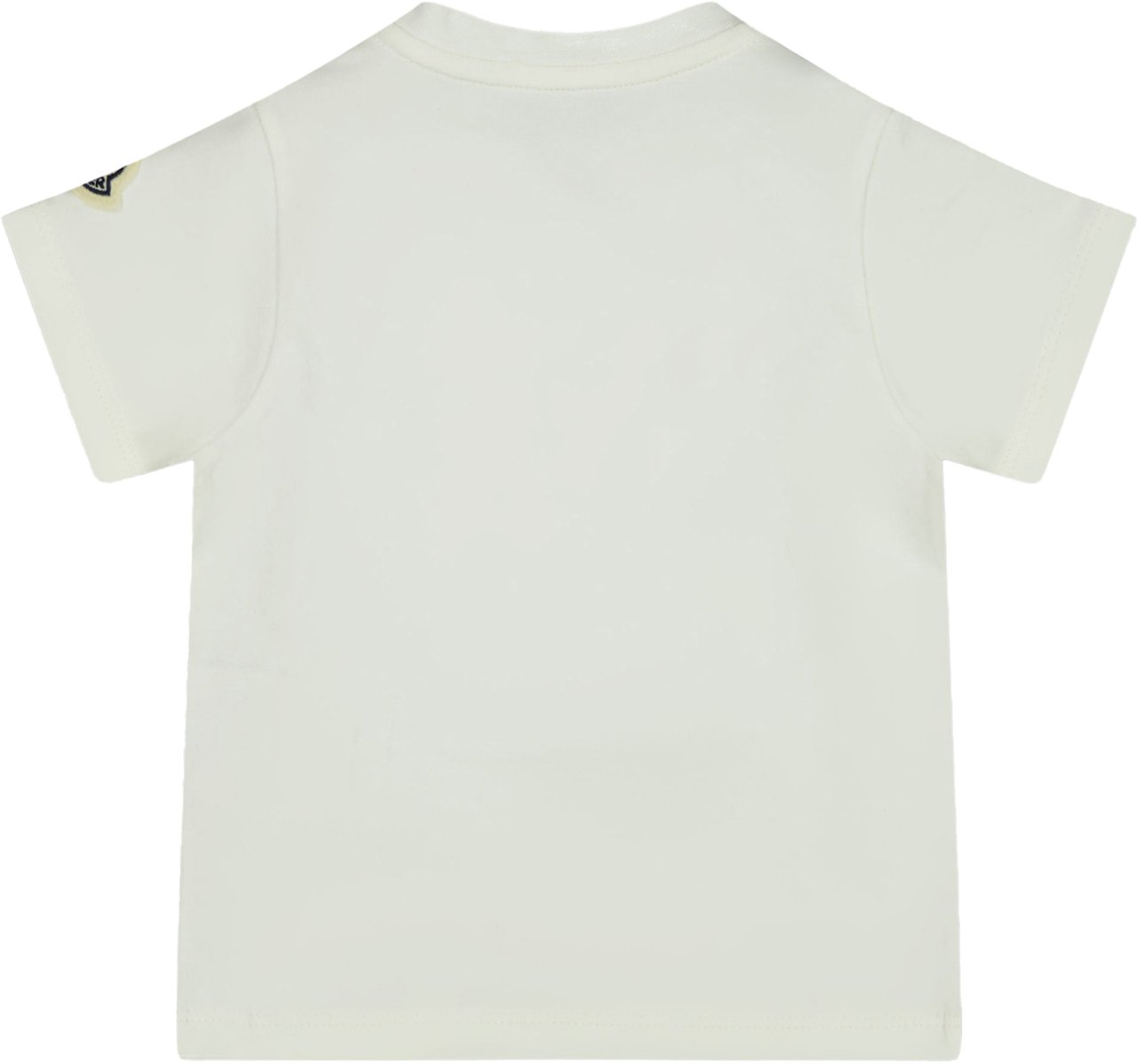 Moncler Moncler Baby Jongens T-Shirt In Off White Wit