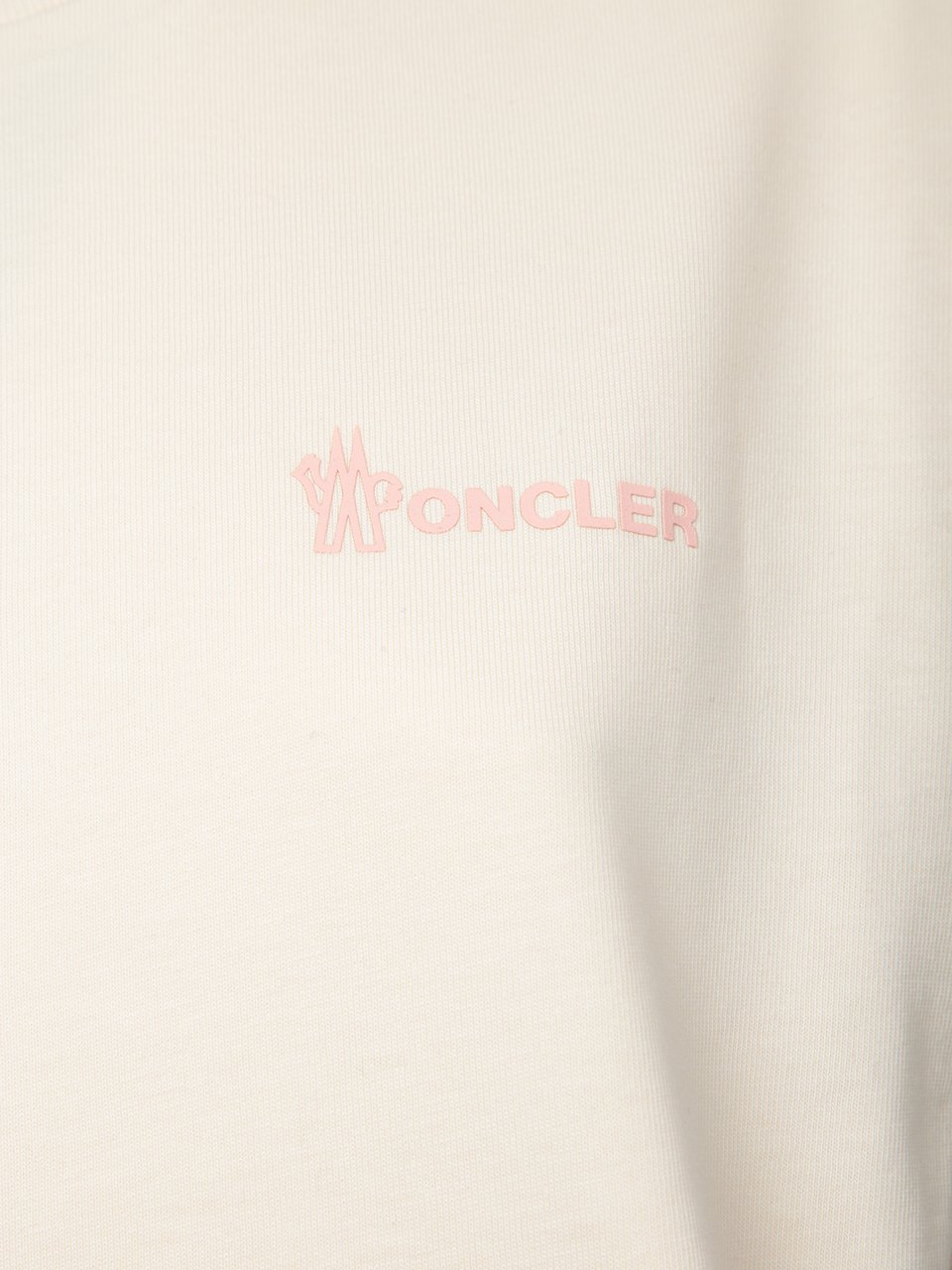 Moncler MONCLER GRENOBLE White T-Shirts Wit