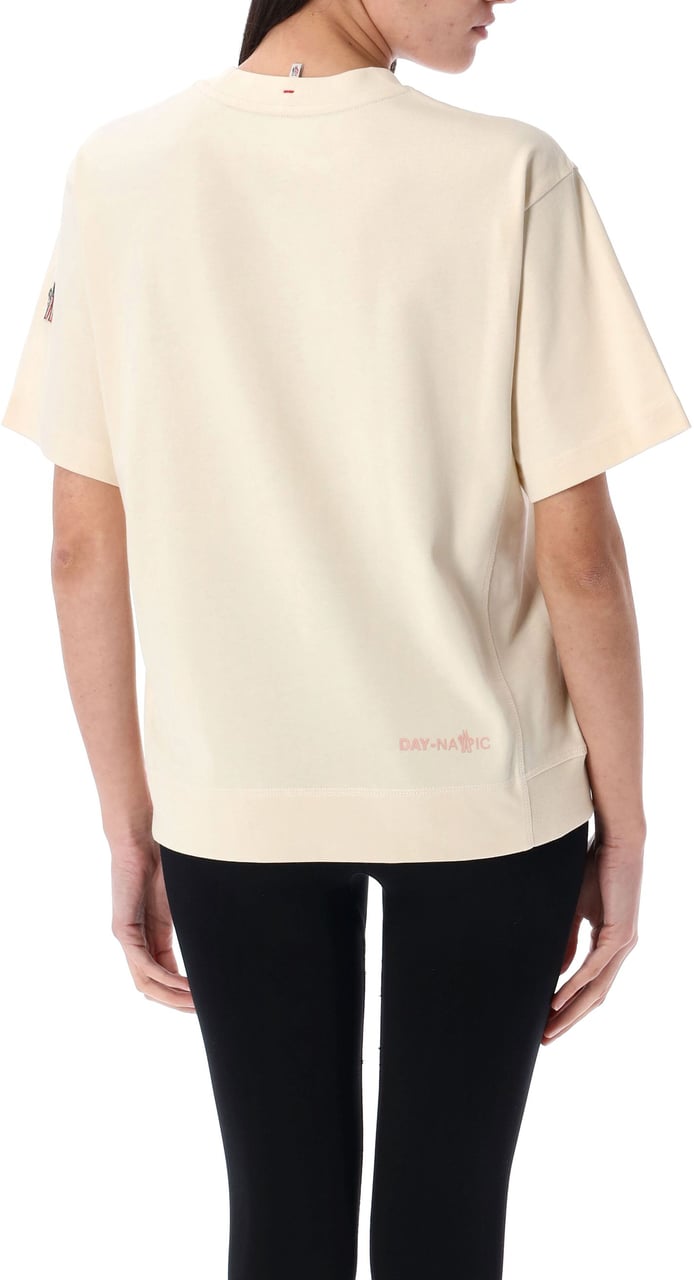 Moncler Ss T-Shirt Bianco Wit