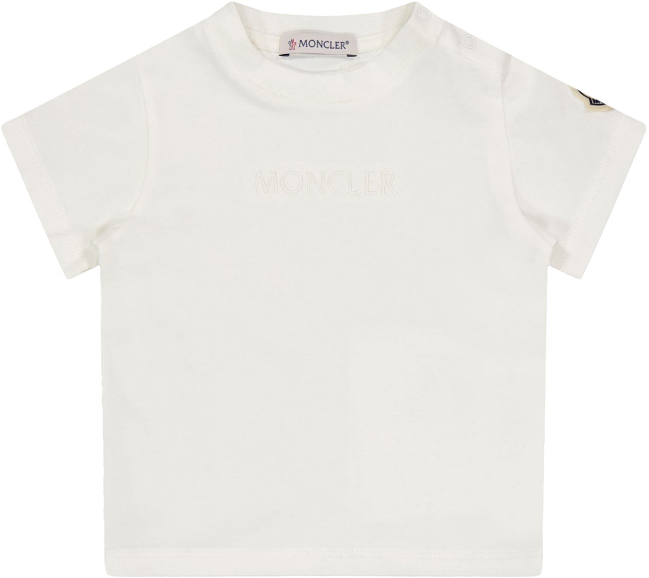 Moncler Baby Meisjes T-Shirt In Wit Wit