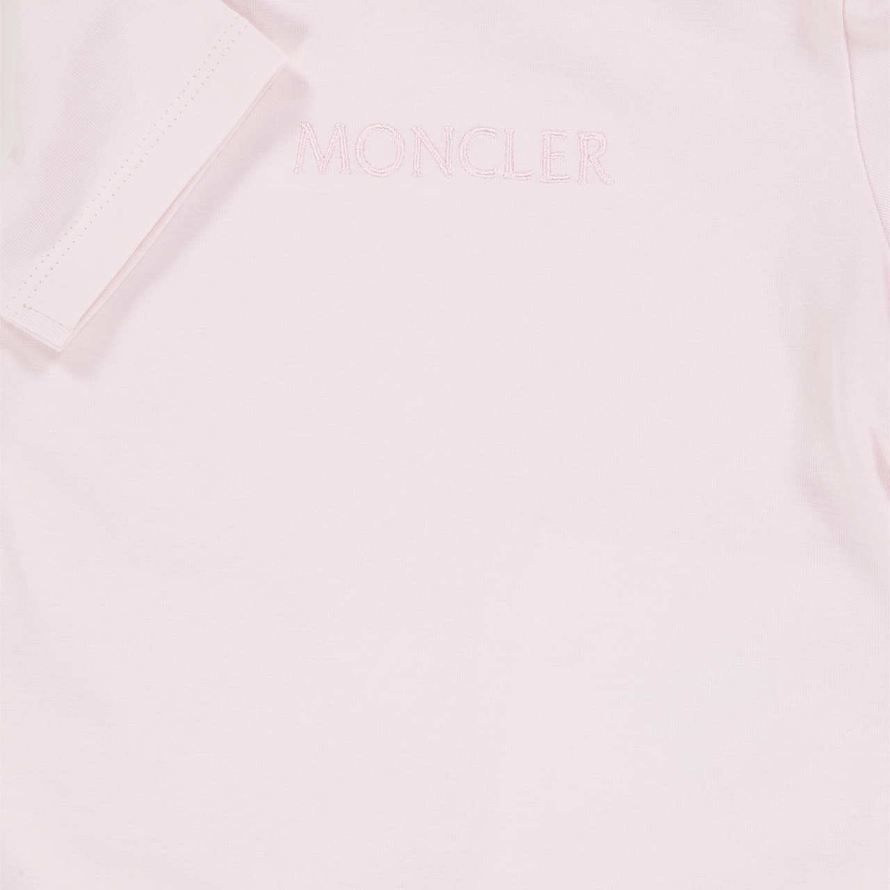 Moncler Moncler Baby Meisjes T-Shirt In Licht Roze Roze