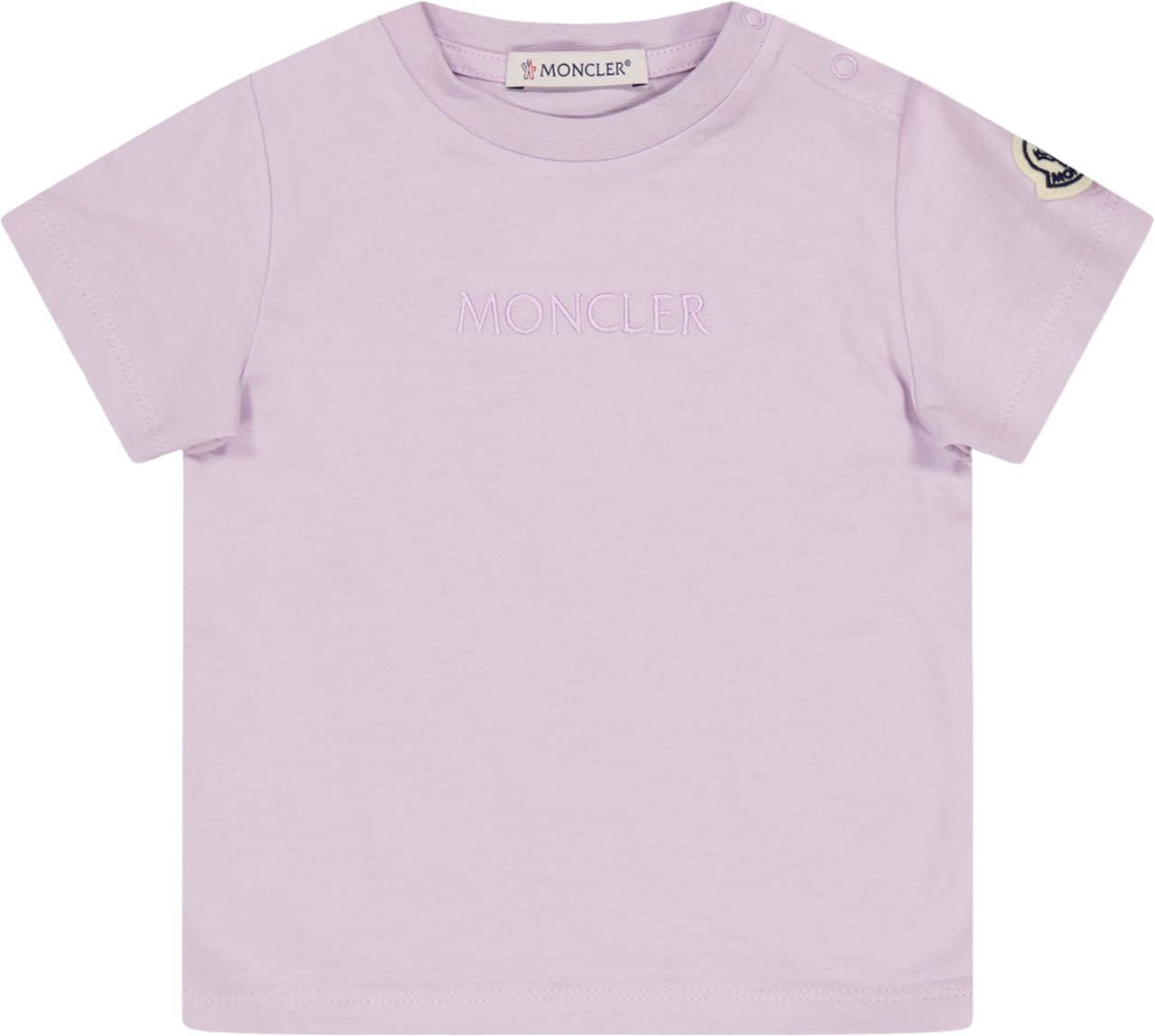 Moncler Baby Meisjes T-Shirt In Lila Paars