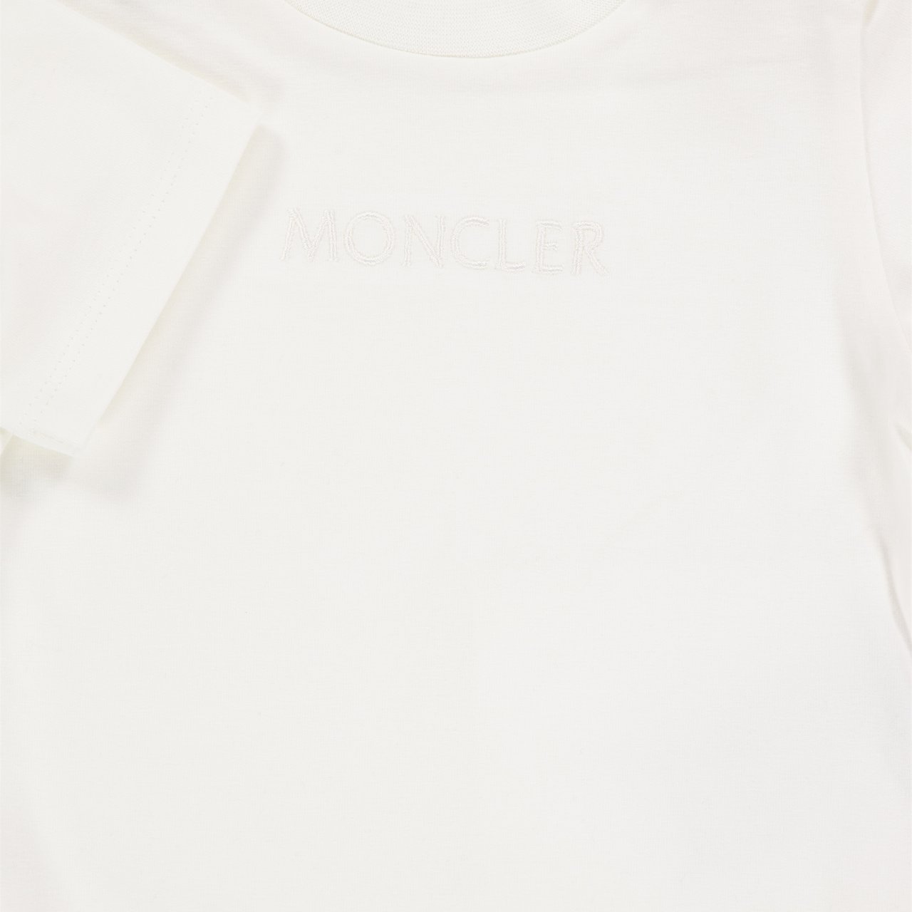 Moncler Moncler Baby Meisjes T-Shirt In Wit Wit