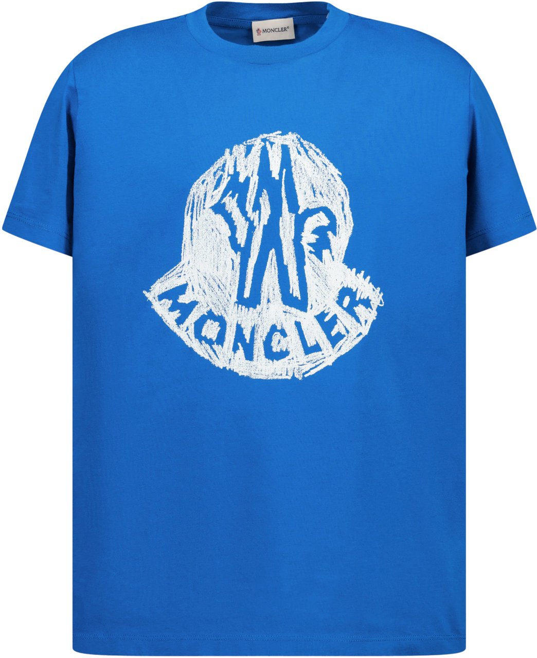 Moncler Moncler Kinder Jongens T-Shirt In Turquoise Blauw