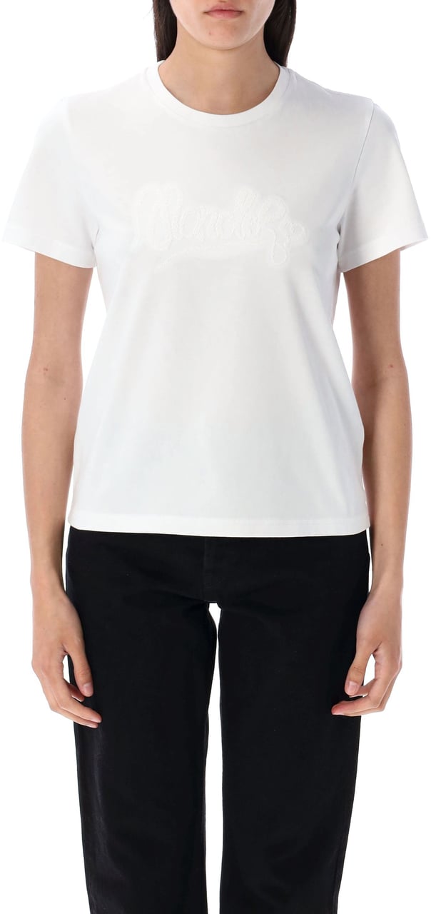 Moncler Ss T-Shirt Bianco Wit