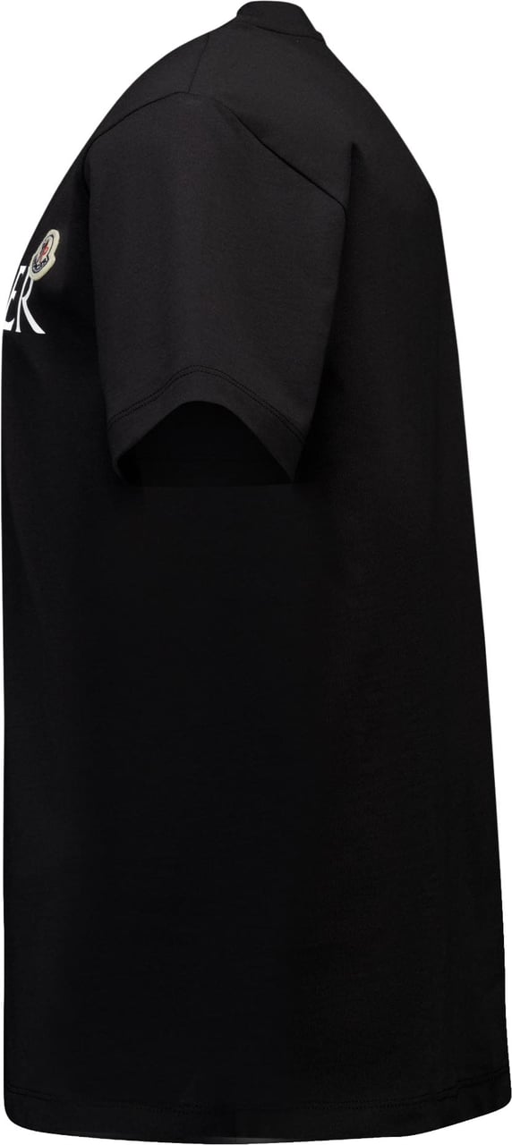 Moncler Kinder Jongens T-Shirt In Zwart Zwart