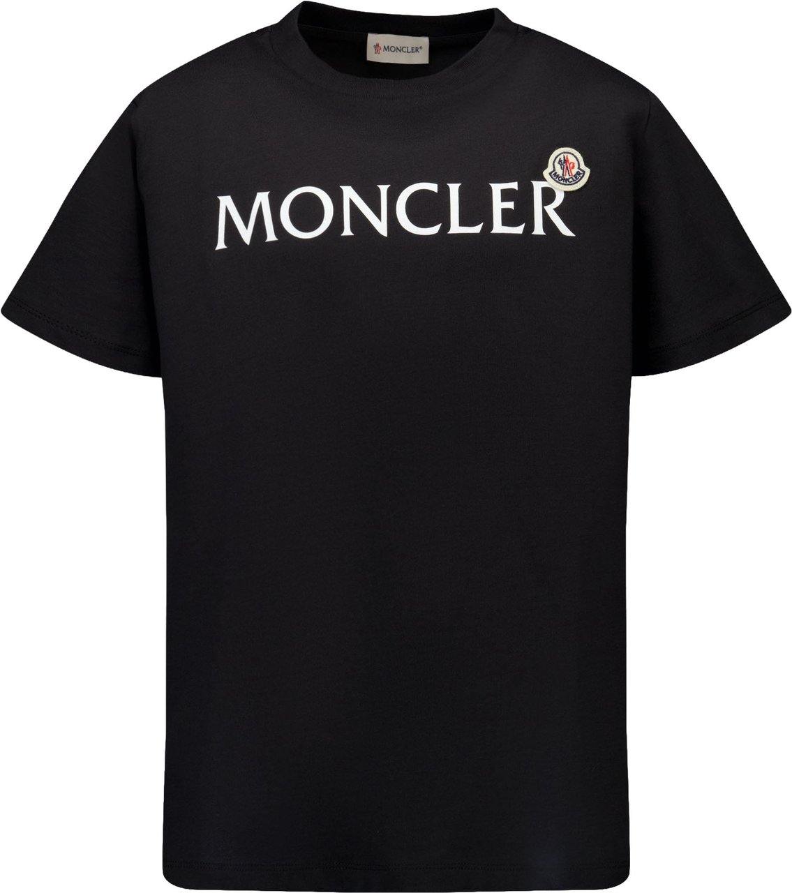 Moncler Kinder Jongens T-Shirt In Zwart Zwart