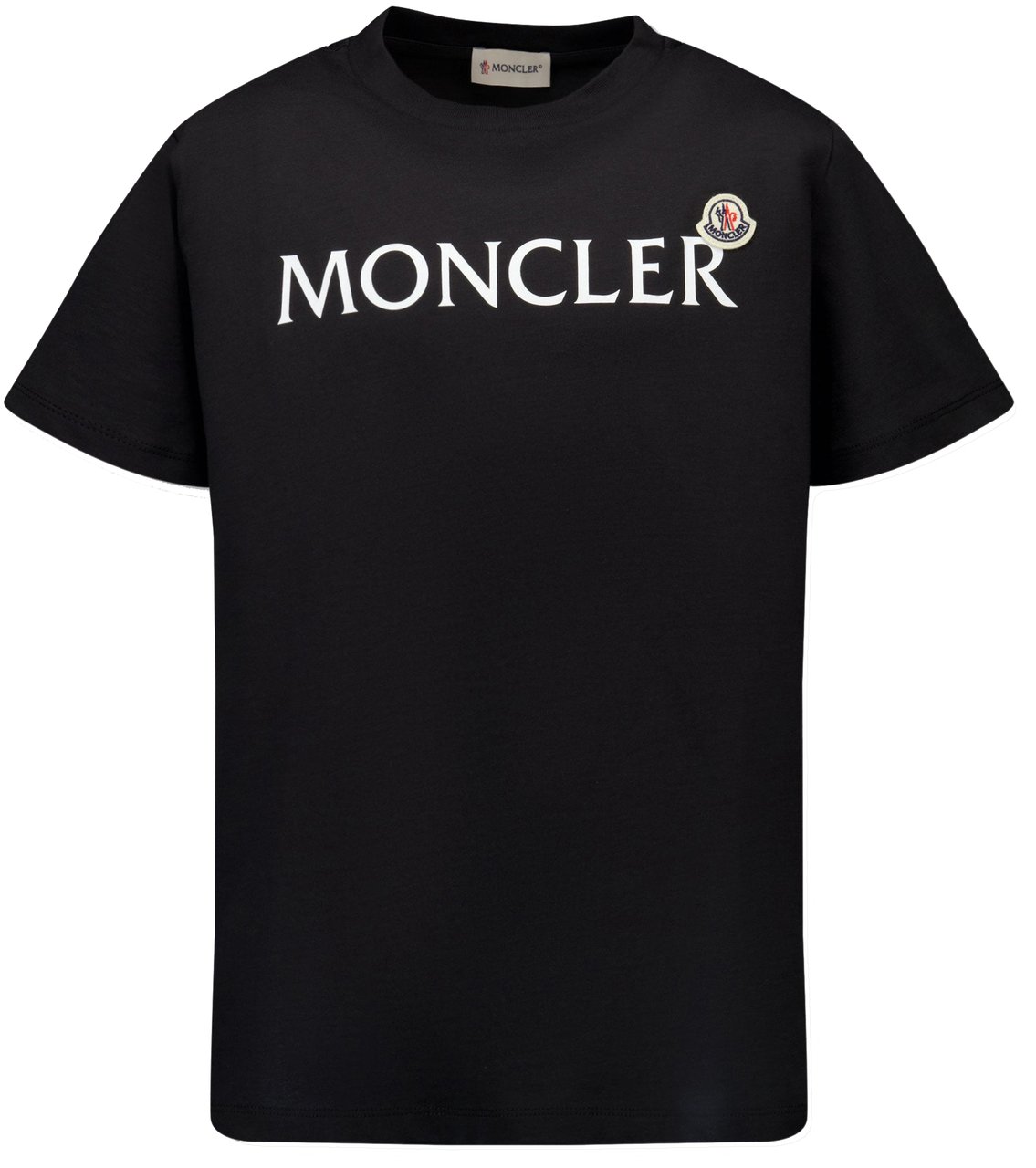 Moncler Moncler Kinder Jongens T-Shirt In Zwart Zwart