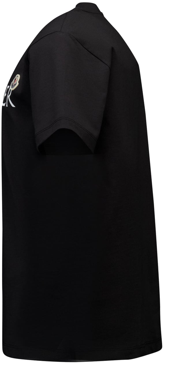 Moncler Moncler Kinder Jongens T-Shirt In Zwart Zwart