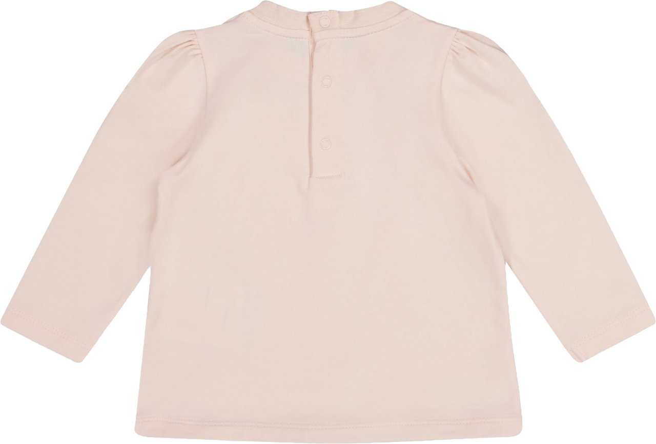 Moncler Baby Meisjes T-Shirt In Licht Roze Roze