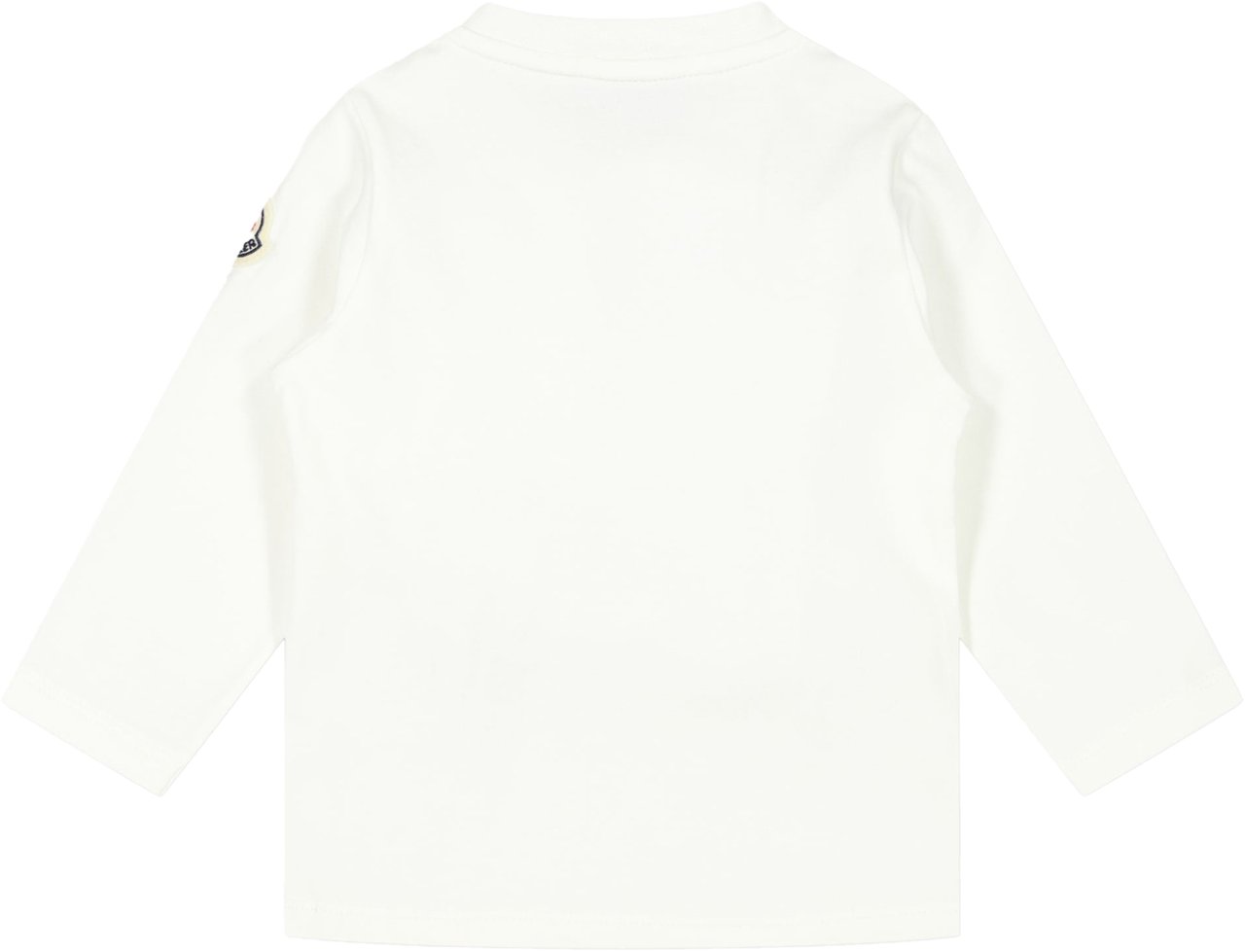 Moncler Moncler Baby Jongens T-Shirt In Off White Wit