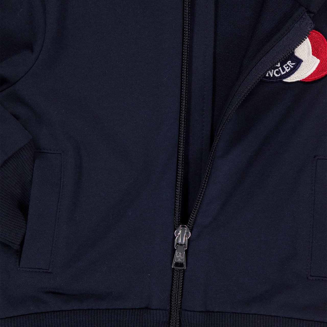 Moncler Moncler Baby Jongens Vest In Navy Blauw