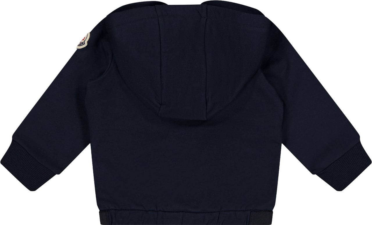 Moncler Baby Jongens Vest In Navy Blauw