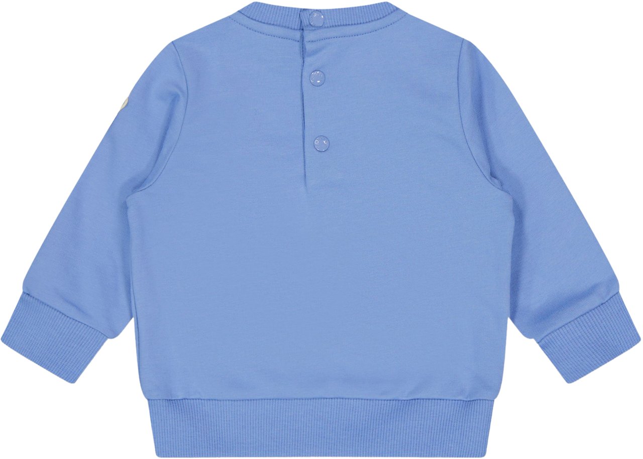 Moncler Moncler Baby Jongens Trui In Licht Blauw Blauw
