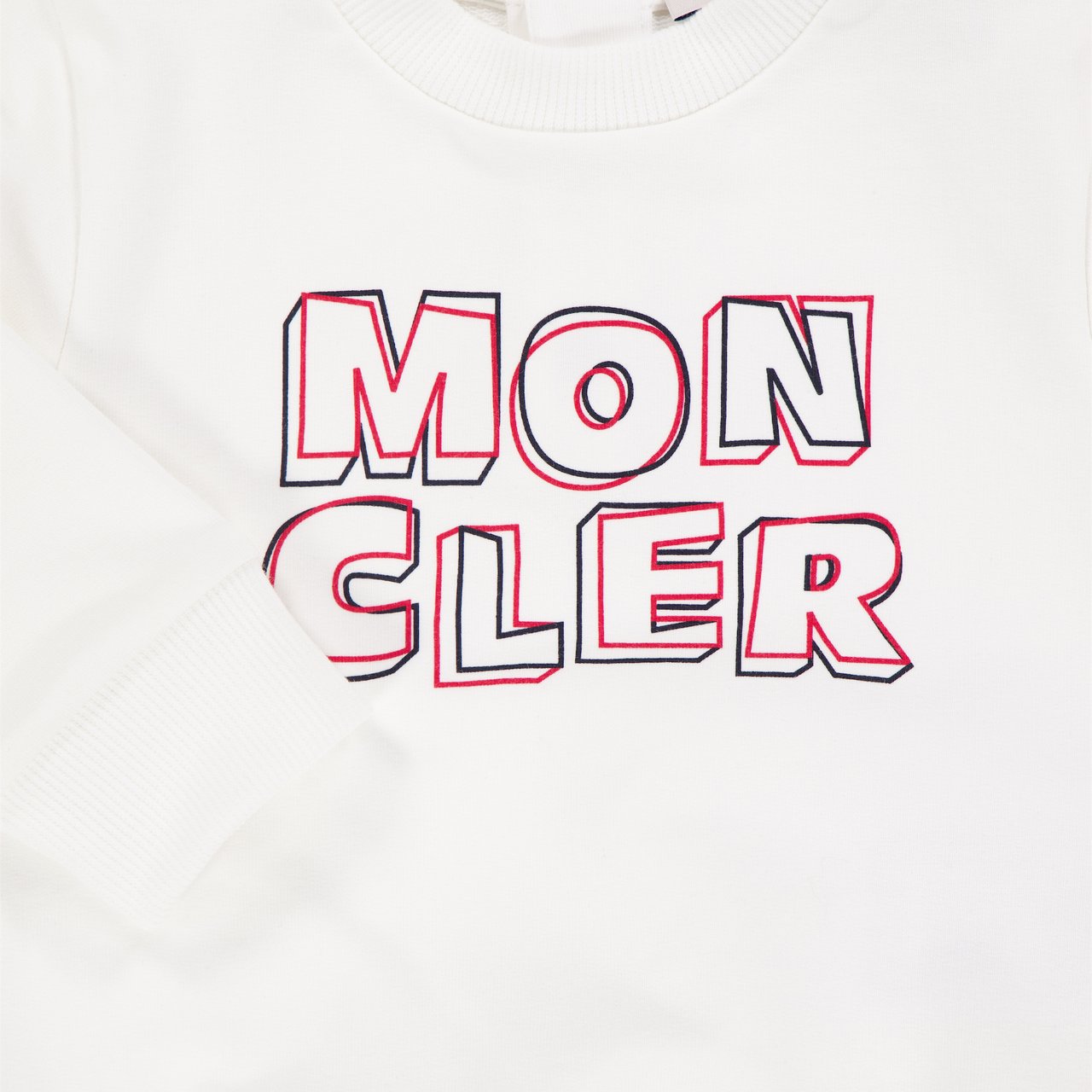Moncler Baby Jongens Trui In Wit Wit