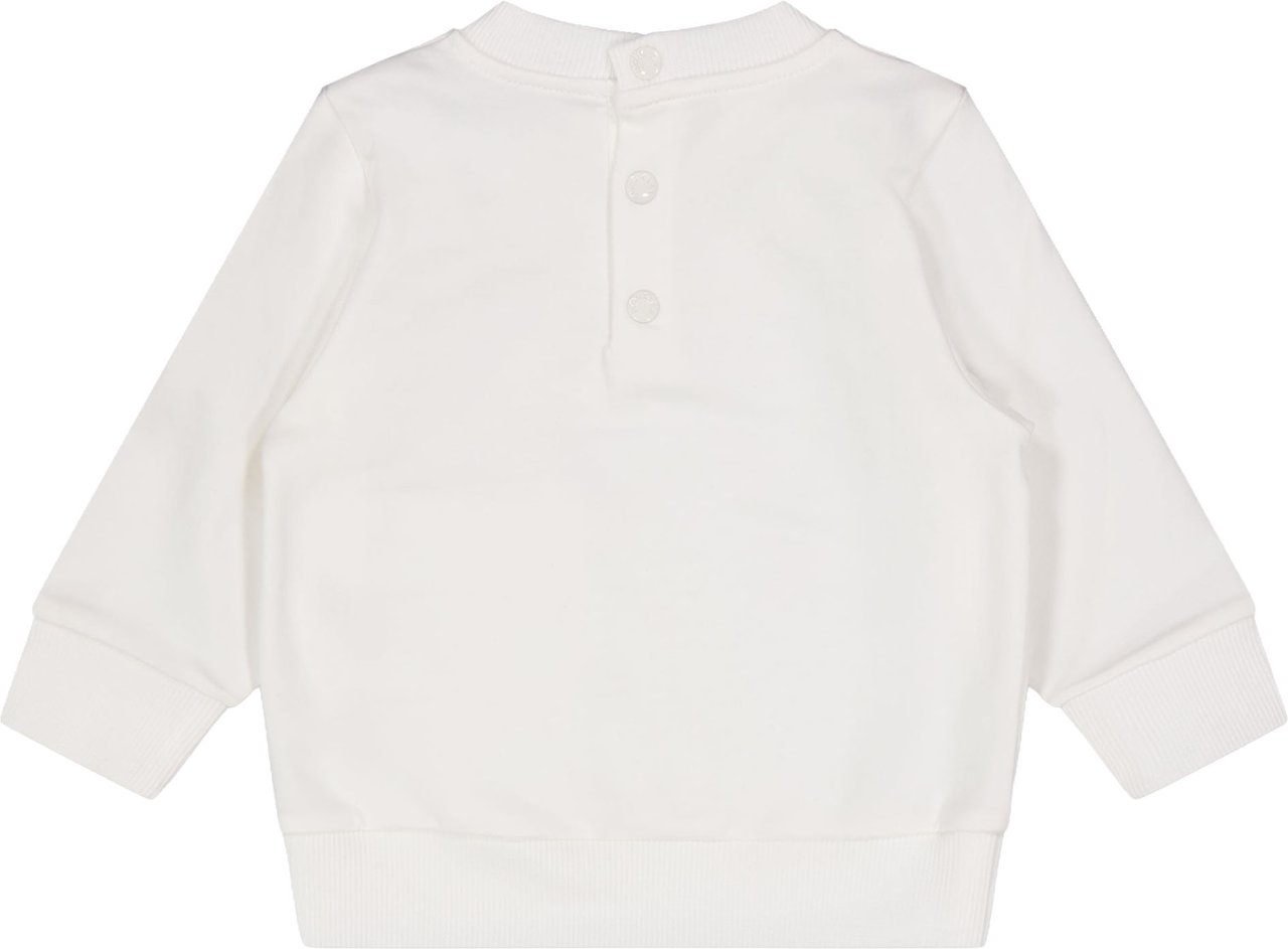 Moncler Baby Jongens Trui In Wit Wit