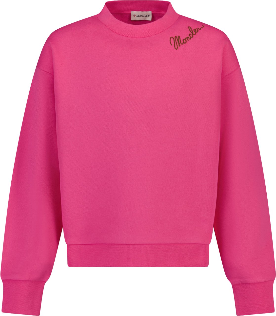 Moncler Kinder Meisjes Trui In Fuchsia Roze