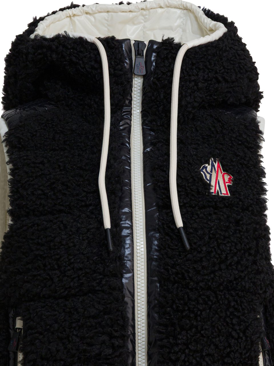 Moncler "Teddy" sleeveless jacket Zwart