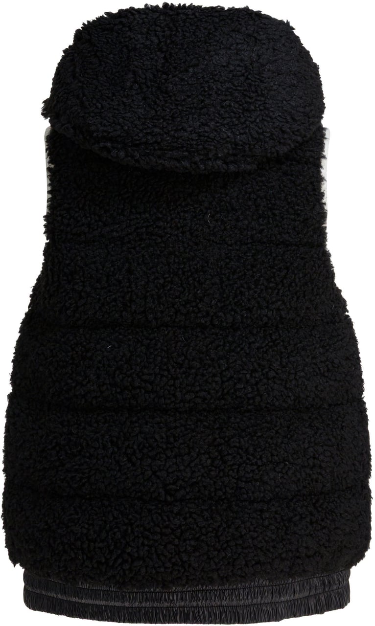 Moncler "Teddy" sleeveless jacket Zwart