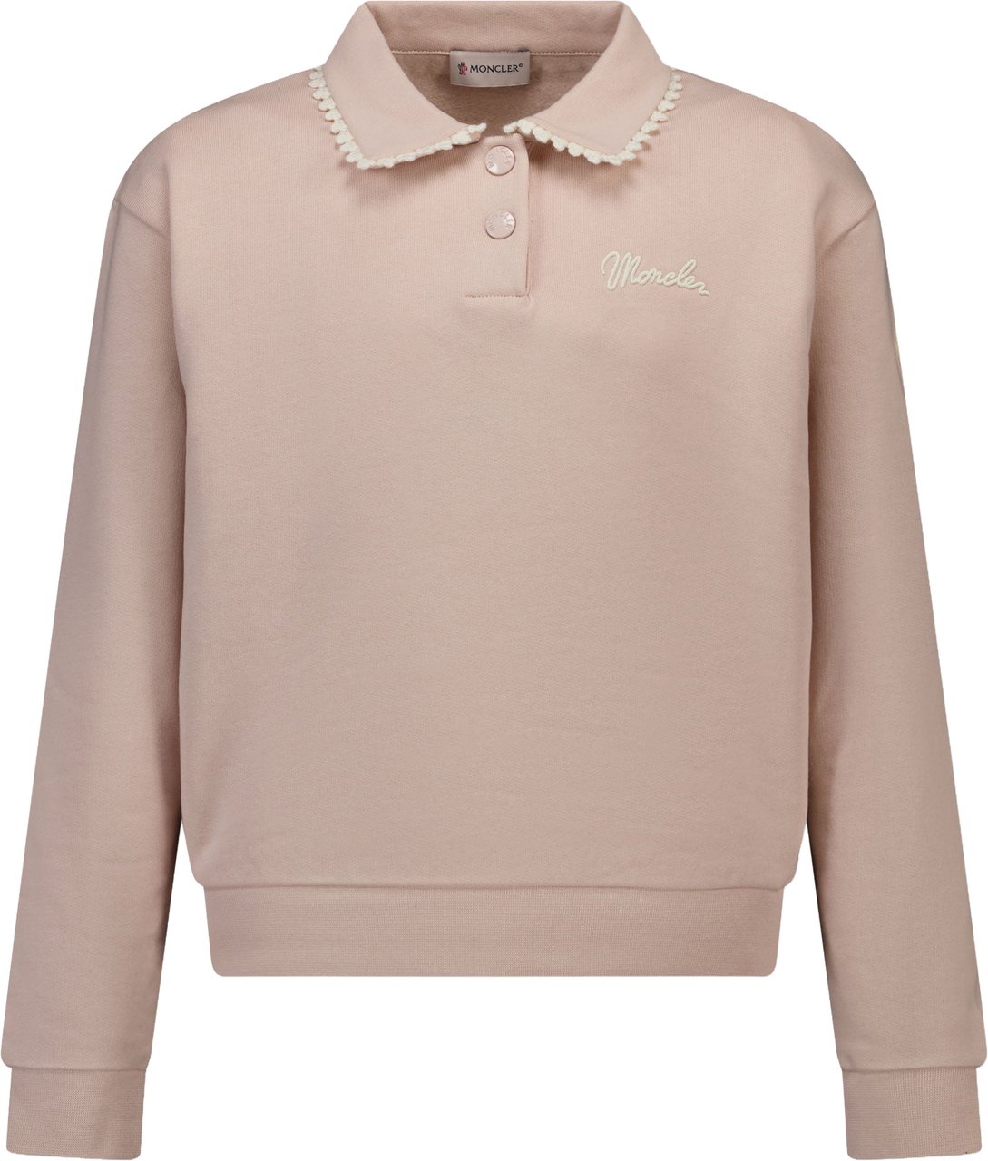Moncler Kinder Meisjes Trui In Licht Roze Roze