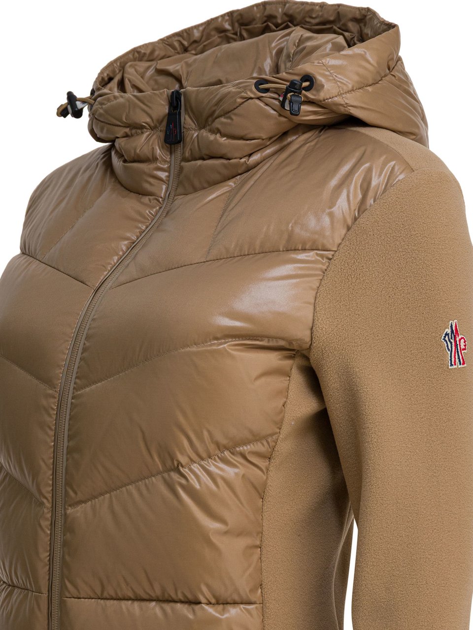 Moncler Fleece sweatshirt with zipper Bruin