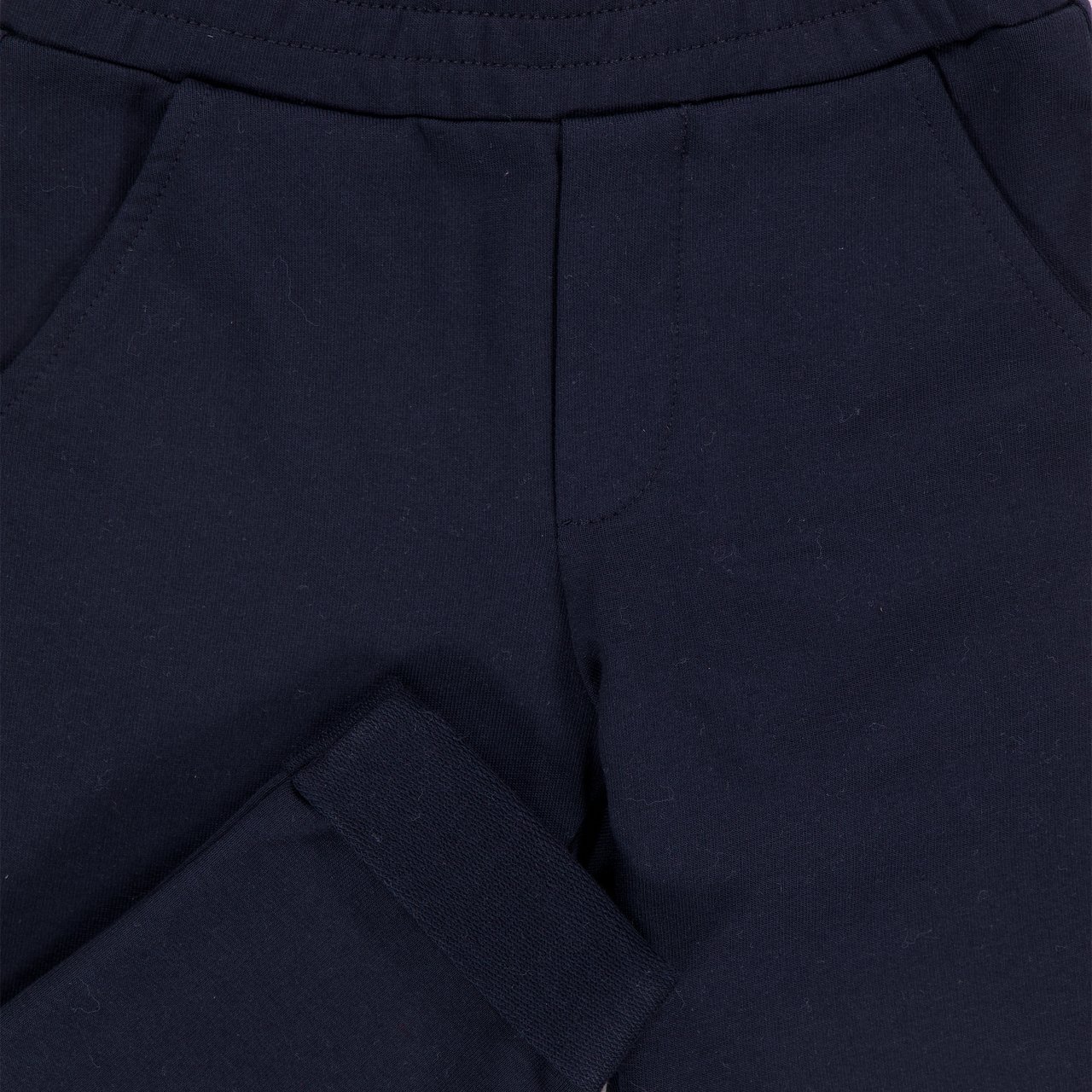 Moncler Moncler Baby Jongens Broek In Navy Blauw