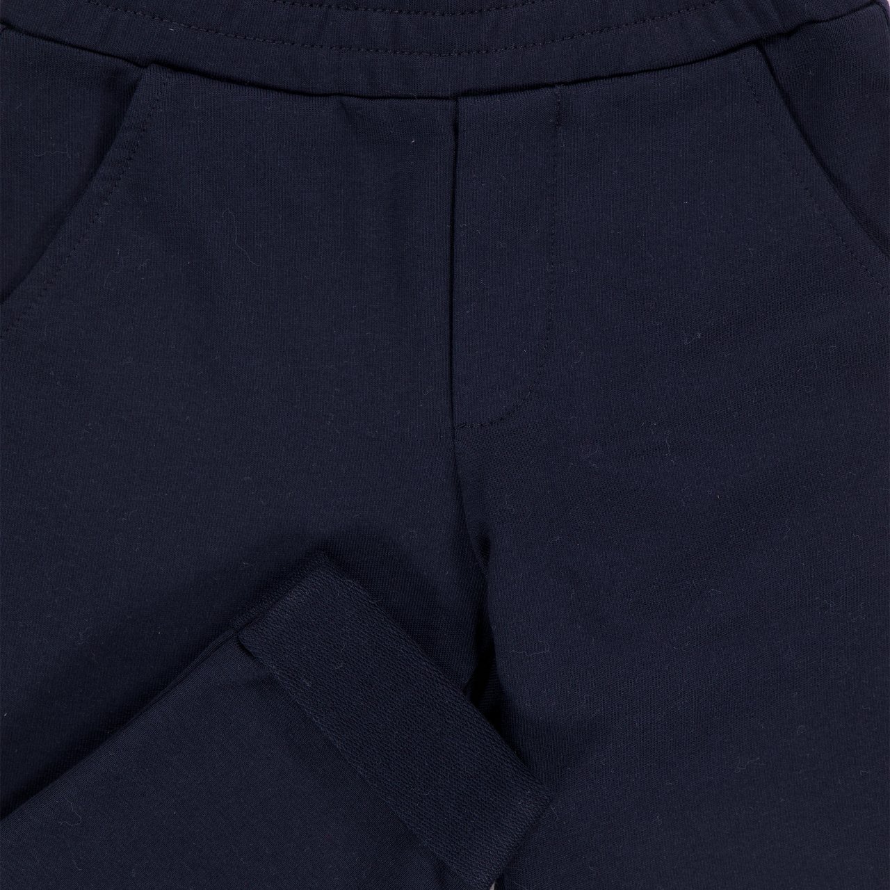 Moncler Baby Jongens Broek In Navy Blauw