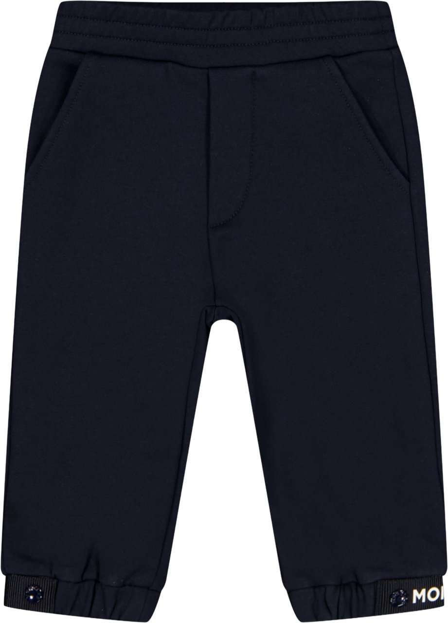 Moncler Baby Jongens Broek In Navy Blauw