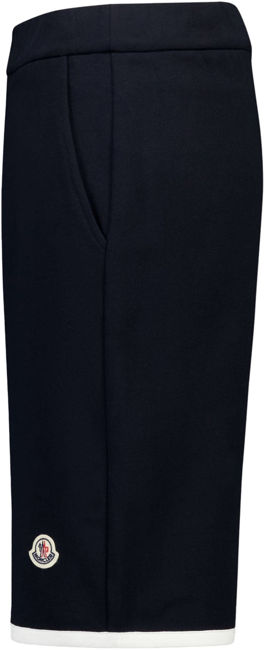 Moncler Moncler Kinder Jongens Shorts In Navy Blauw