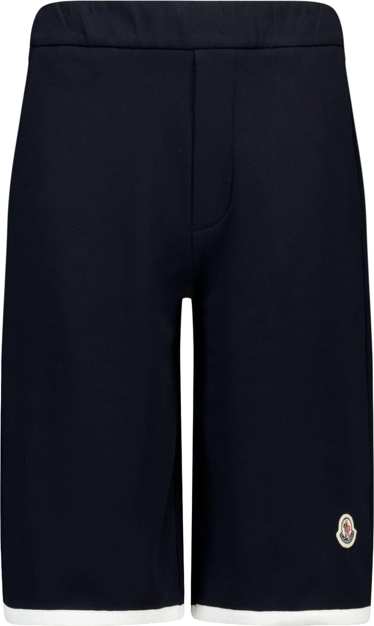 Moncler Kinder Jongens Shorts In Navy Blauw