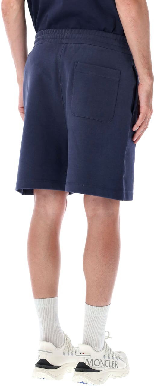 Moncler Cotton sweatshorts Blauw