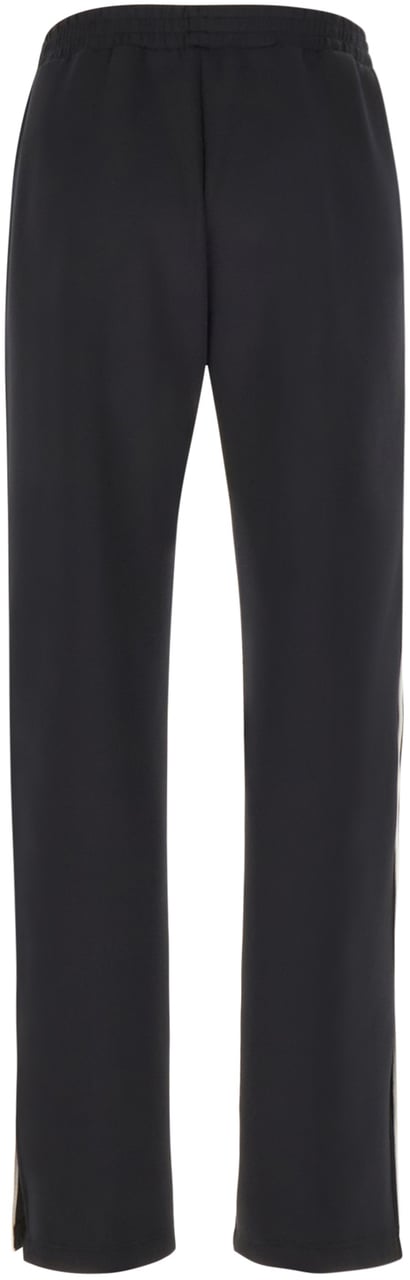 Moncler Moncler Black stretch polyester joggers Zwart