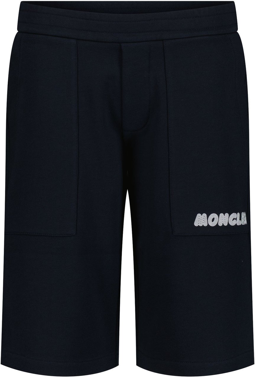 Moncler Moncler Kinder Jongens Shorts In Navy Blauw