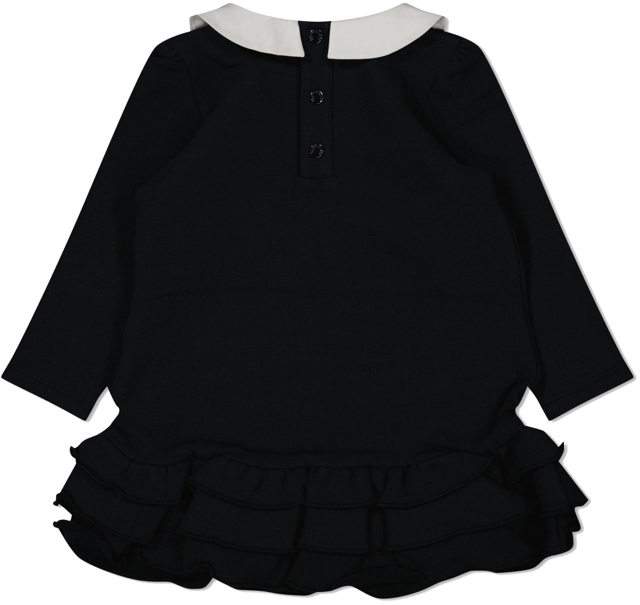 Moncler Moncler Baby Meisjes Jurk In Navy Blauw