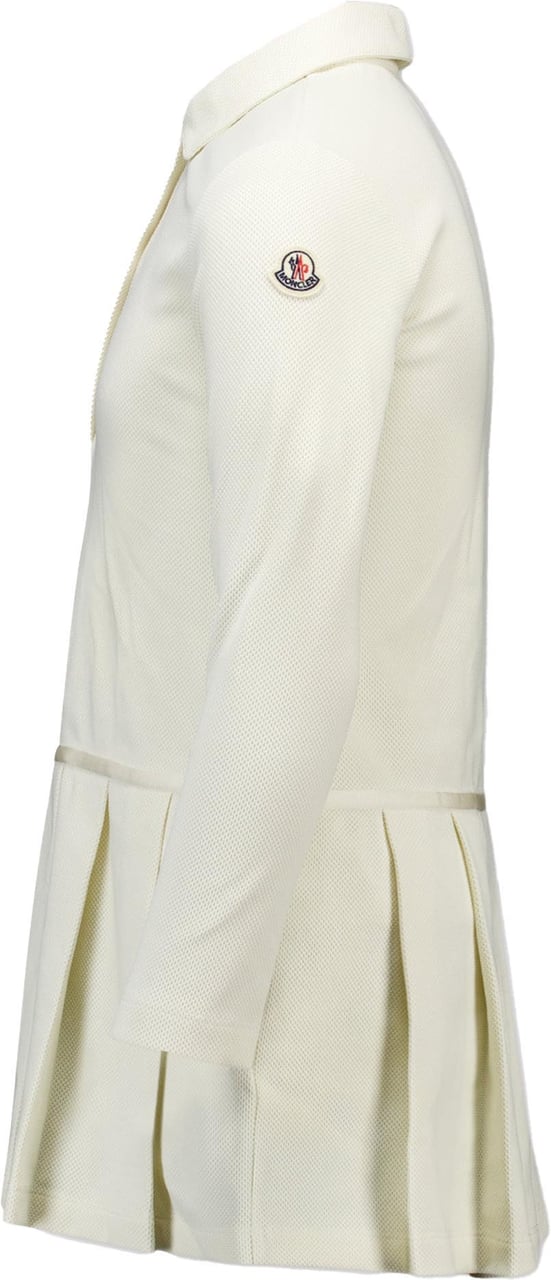 Moncler Moncler Kinder Meisjes Jurk In Off White Wit