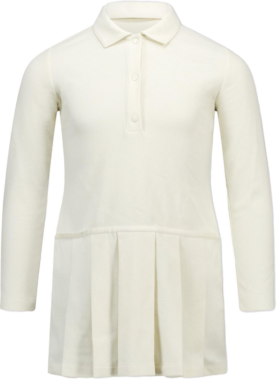 Moncler Moncler Kinder Meisjes Jurk In Off White Wit