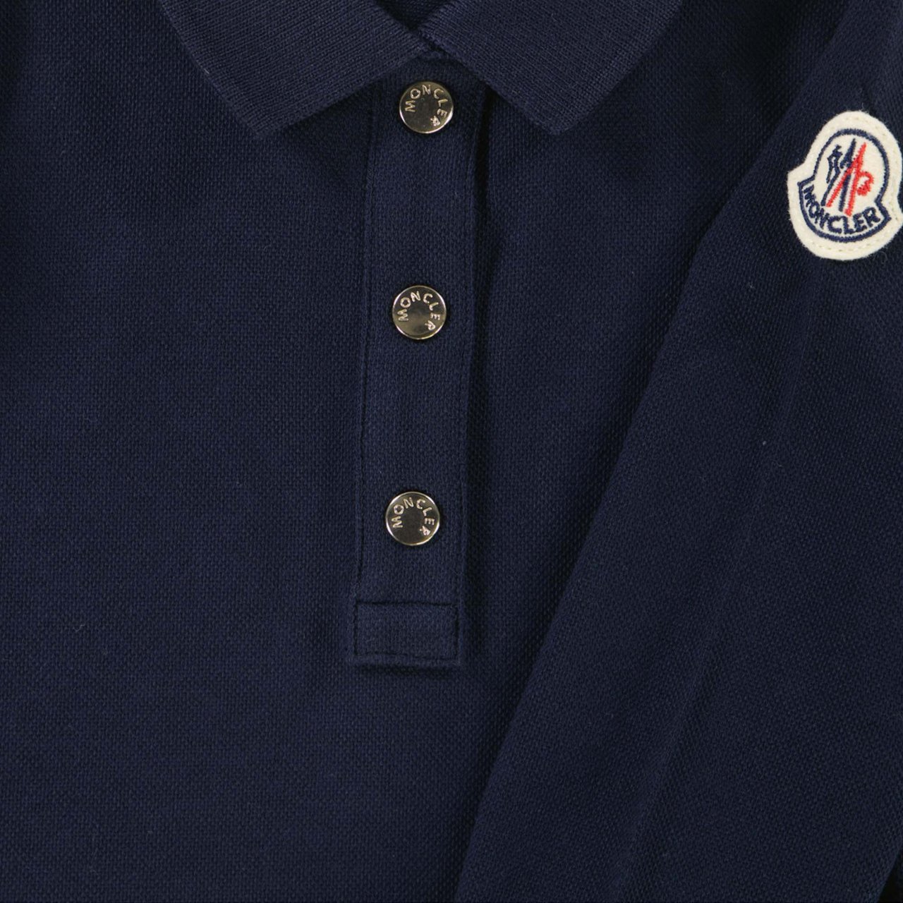Moncler Moncler Baby Meisjes Jurk In Navy Blauw