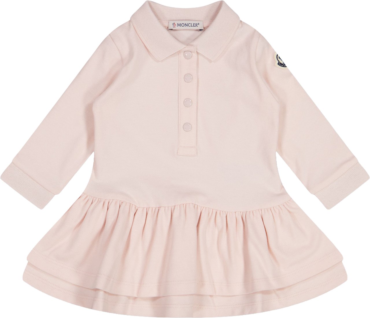 Moncler Baby Meisjes Jurk In Licht Roze Roze