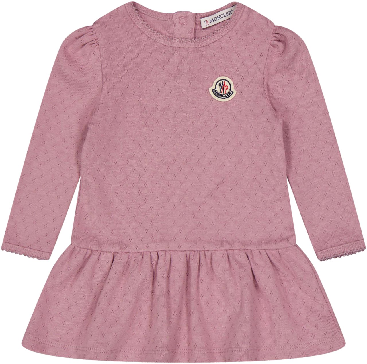 Moncler Moncler Baby Meisjes Jurk In Roze Roze