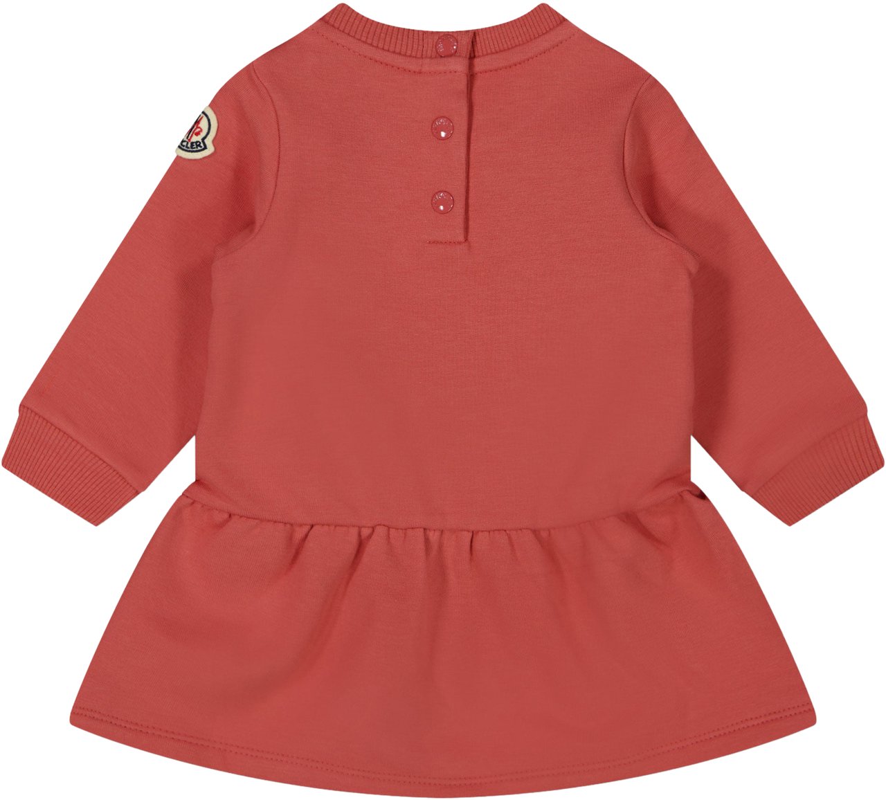 Moncler Moncler Baby Meisjes Jurk In Donker Roze Roze