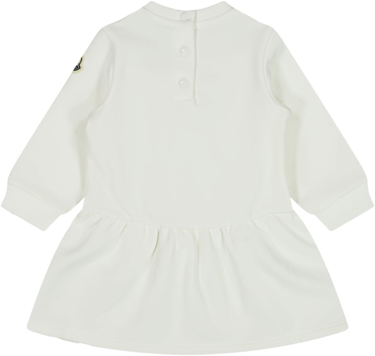 Moncler Moncler Baby Meisjes Jurk In Off White Wit