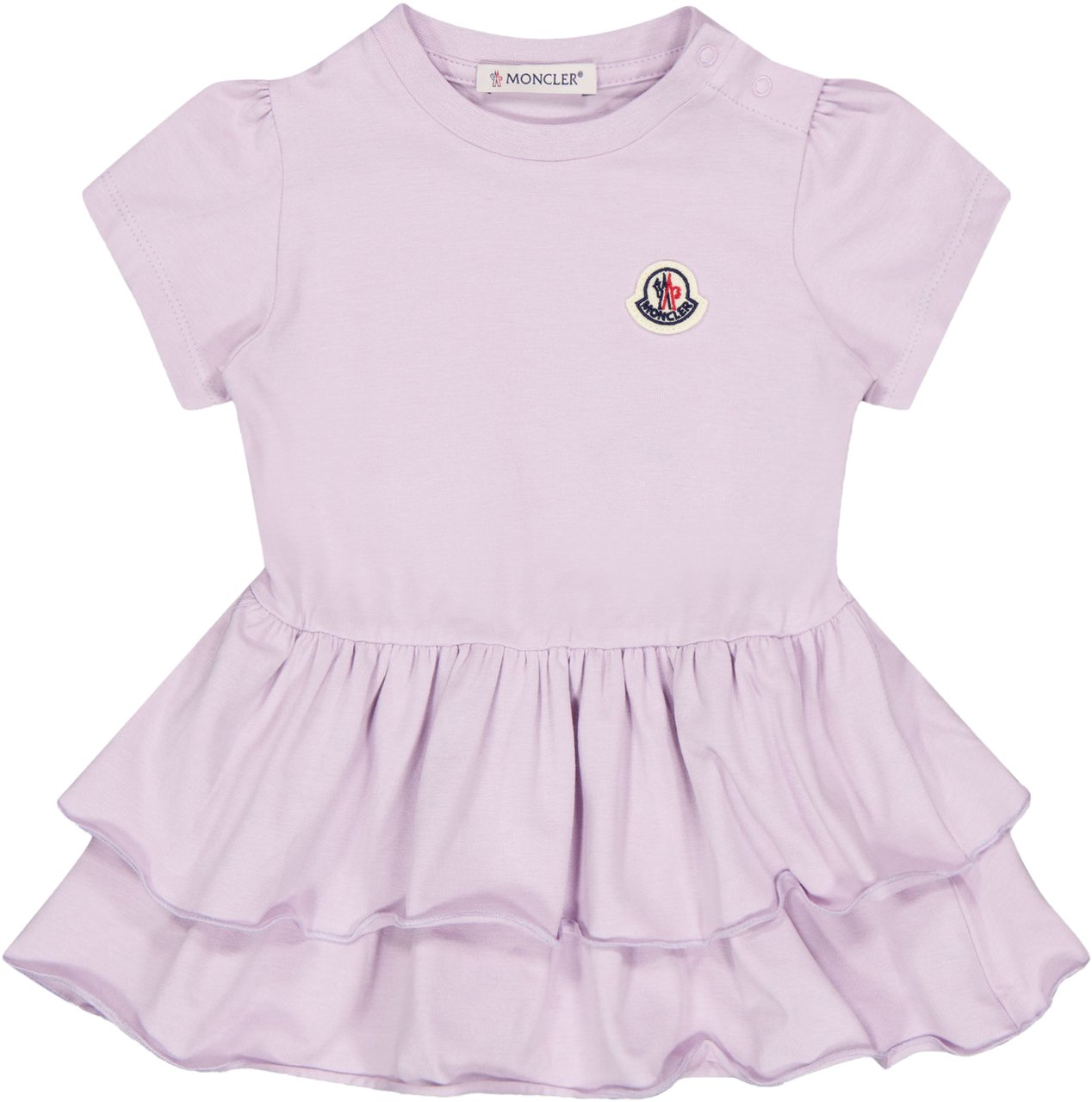 Moncler Moncler Baby Meisjes Jurk In Lila Paars
