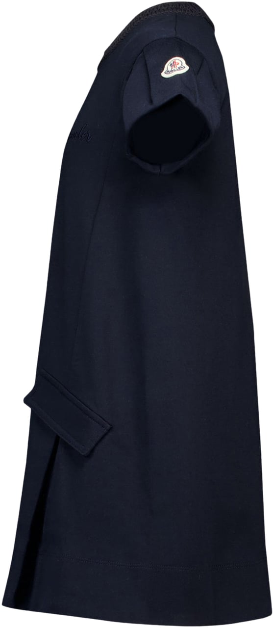 Moncler Moncler Kinder Meisjes Jurk In Navy Blauw