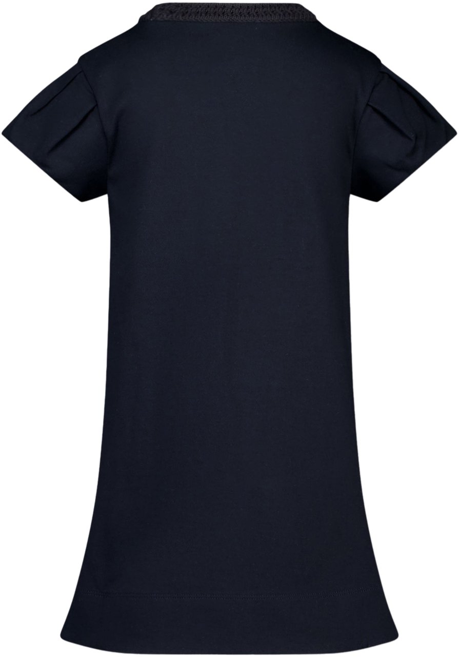 Moncler Moncler Kinder Meisjes Jurk In Navy Blauw
