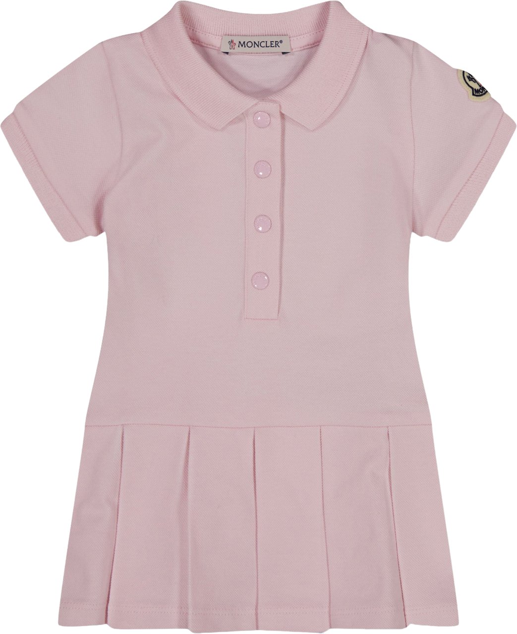 Moncler Moncler Baby Meisjes Jurk In Licht Roze Roze