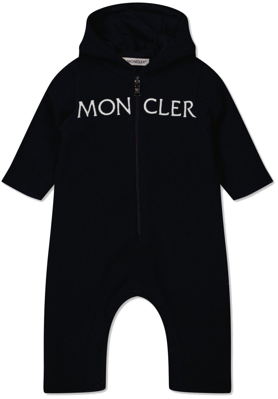 Moncler Moncler Baby Unisex Boxpakje In Navy Blauw
