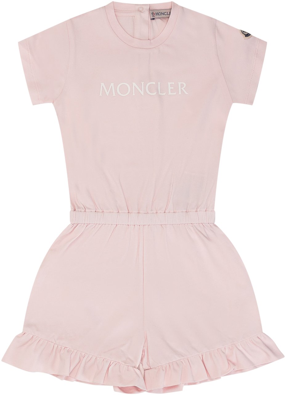 Moncler Tutina con Logo Roze