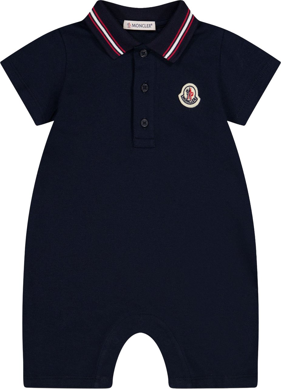 Moncler Moncler Baby Jongens Boxpakje In Navy Blauw